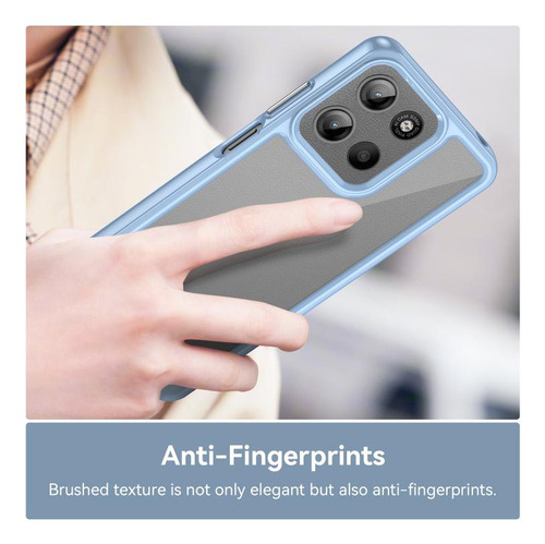 Compatible Funda De Acrílico Y Tpu For Motorola Moto E15 For Motorola