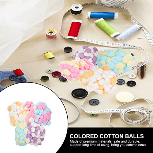 , 500 Uds., Bolas De Algodón De Colores, Pompones Pequeños,
