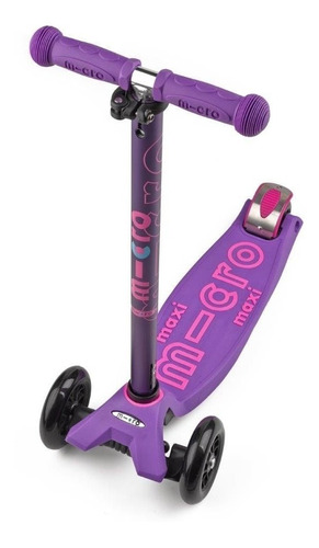 Patineta scooter de pie Micro Maxi Deluxe  violeta para niños