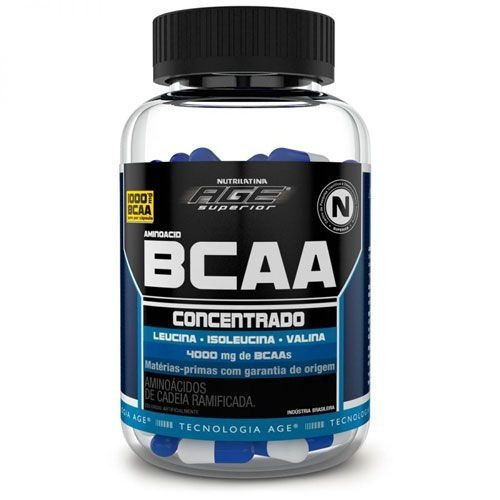 Bcaa Concentrado Age Aminoacid 1000mg 60 Cáps - Nutrilatina