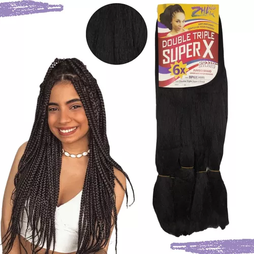 Cabelo Jumbo 400g Box Braids Jumbao Original Super X Trança