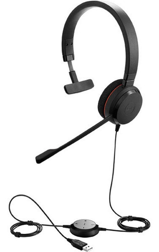 Auricular Headset Jabra Evolve 20 Mono Usb Call Center Jazz Pc Soluciones Multimediales Para Empresas