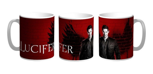 Taza De Plástico Lucifer Series De Tv Irrompible