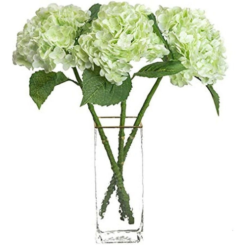 Duyone 3pcs Flores Artificiales Flores De Hortensias Grandes