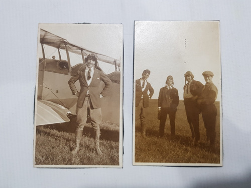 Imagen 3 de 5 de Antiguas Fotos Aviones Aeronáutica Vuelo 1920 Lote Mag 59274