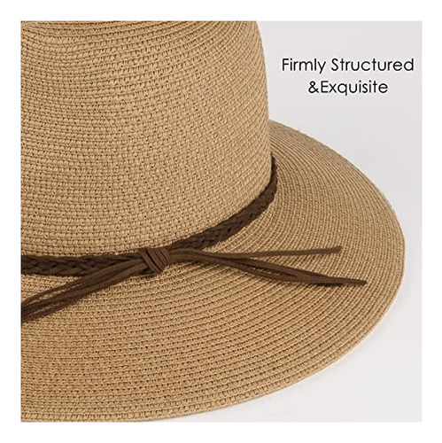Sombrero De Sol Para Mujer De Ala Ancha Uv Upf 50+