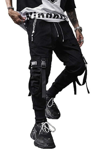 Xyxiongmao Pantalones Para Hombre Jogger Techwear Hiphop Str
