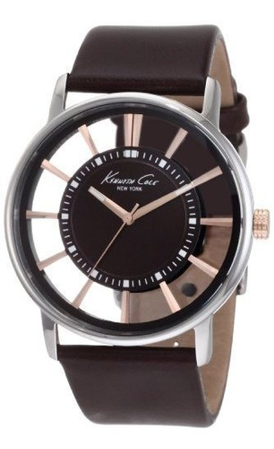 Reloj Kenneth Cole New York Kc1781 Oro Marrón/rosa Para
