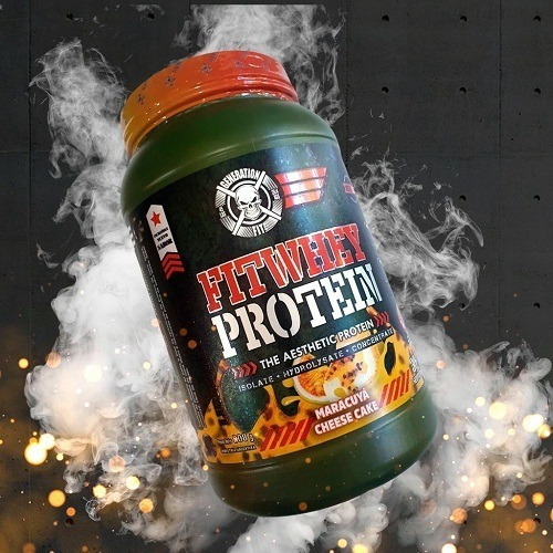 Suplemento en polvo Generation Fit The aesthetic protein Proteínas sabor maracuyá x 907.184g