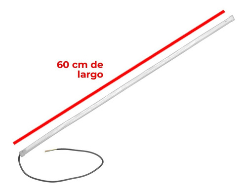 Par Tiras Led Flexibles Gel 60cm 3 Funciones Azul Ambar