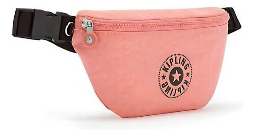 Cangurera Kipling Fresh Lite De Mujer Color Coral Lite