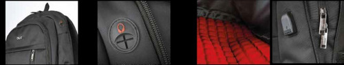 Imagen 6 de 7 de Mochila Urbana Portanotebook Extensible Biwo Con Usb Unisex