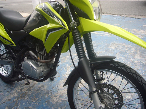Honda Nxr 150 Bros Es Ano 2013 Verde Troca Financia