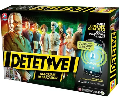 Jogo De Tabuleiro Investigação Detetive Original - Estrela