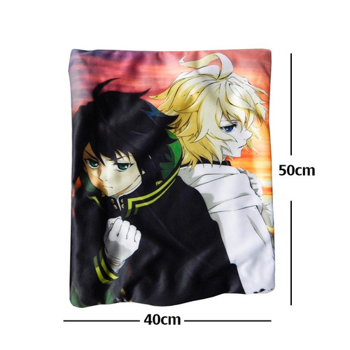 Seraph Of The End Mikaela Yuichiro Capa Funda De Almohada