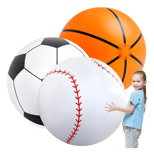 Lewtemi 3 Pelotas Inflables Gigantes Deportivas Grandes Para