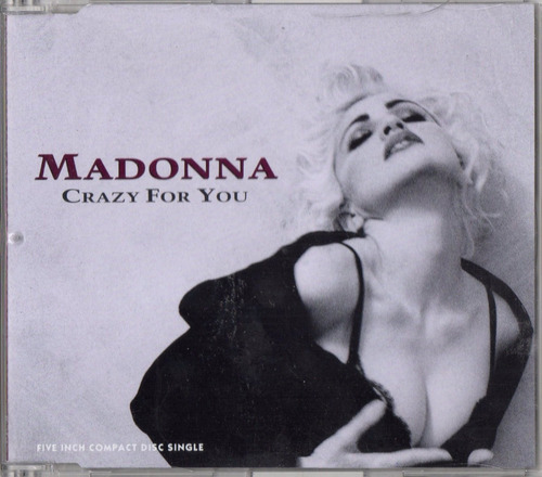 Madonna Crazy For You Single Cd 3 Tracls Picture Cd German