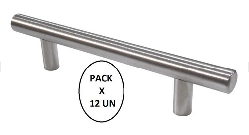 Imagen 5 de 5 de Manija Tiradera Tubular Acero 15 Cm X 12 Und 2600 C/u