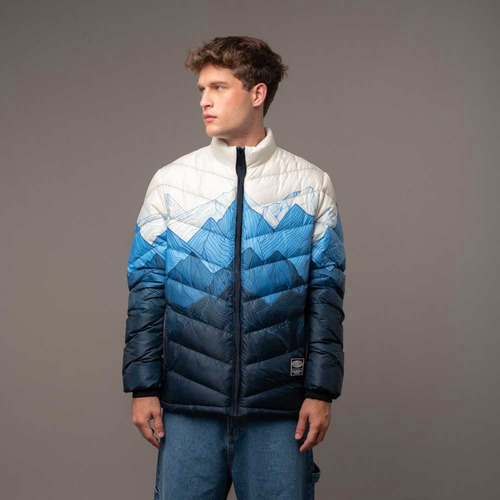 Campera De Abrigo Rusty Positan Blanca Hombre