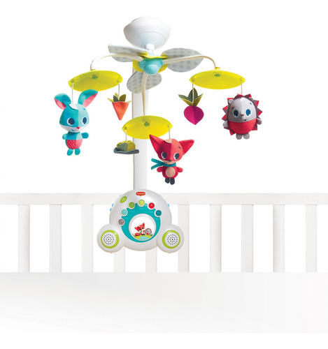 Móbile Giratorio Musical Com Luz Soother'n Groove Meadow Day