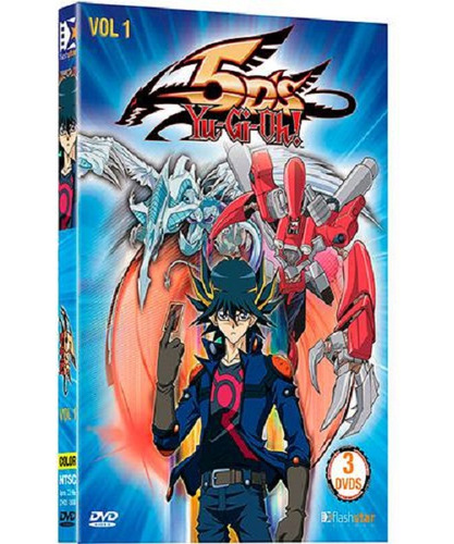 Dvd Yu-gi-oh 5d's Vol. 1 (3 Discos) Animação 2008