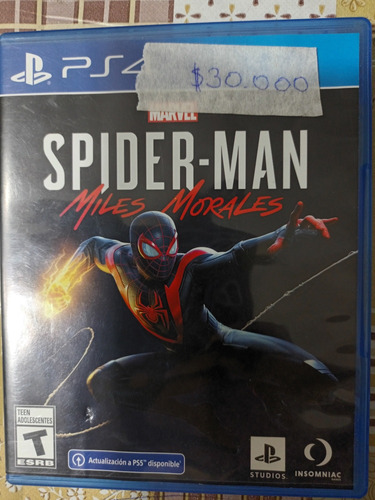 Spider- Man Miles Morales. Actualización Para Ps5