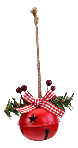 Campana De Navidad Campanas De Metal De Campana Redonda Roja