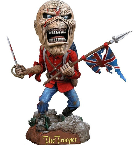 Neca Iron Maiden Eddie The Trooper Head Knocker