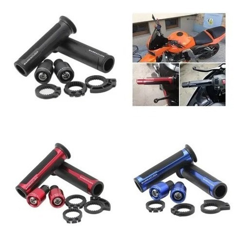 Puños Universal Motocicleta Grips Con Topes De Caída Moto