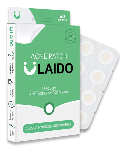 Ulaido 60 Parches Hidrocoloides Para El Acne, Parches Transl