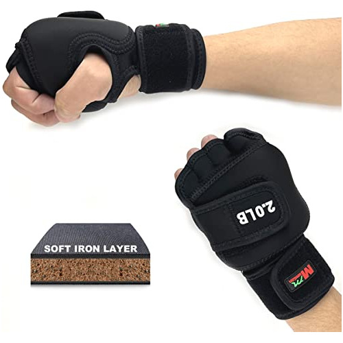 Guantes Peso, Guantes De Boxeo Peso Capa De Hierro Suav...