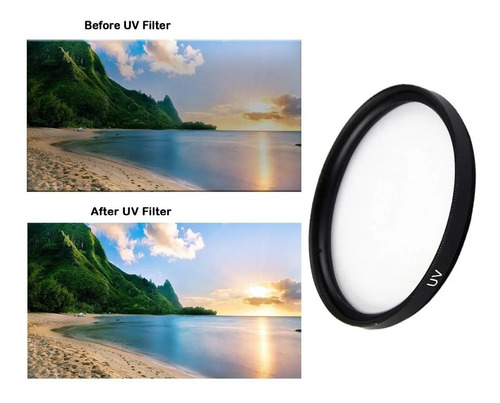Filtro Ultravioleta Ø49mm Filtro Uv Lente Nikon Canon Sony