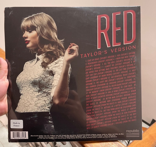 Taylor Swift Red (taylor's Version) Target Rojo Vinyl Lp (Usado)