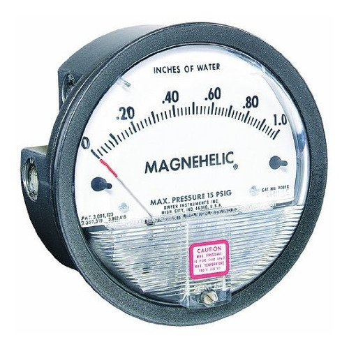 Manómetro De Presión Diferencial Dwyer Magnehelic Serie 2000