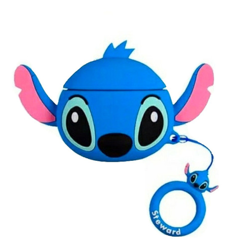 Funda Protector 3d Stitch Estuche Auriculares Carcasa