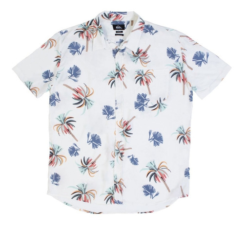 Camisa Quiksilver Manga Corta Royal Palms Caballero