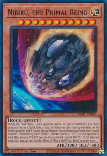 Nibiru, The Primal Being - Ra01-en015 - Super Rare