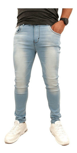 Jeans Skinny Stretch Pantalón Caballero Hombre Marca Intx 