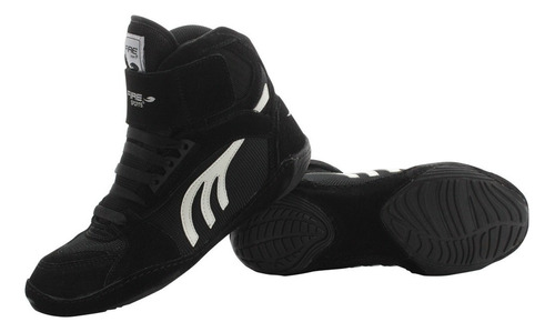 Par Botas Zapatillas Fire Sports Boxeo Negro Box Zapato A