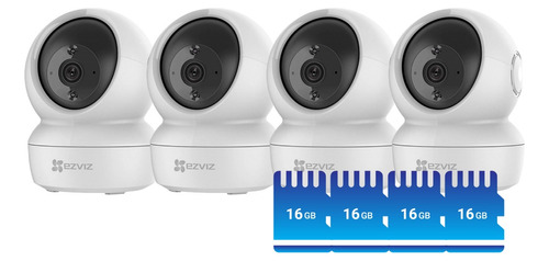 Camara Seguridad Domo Ip Wifi Ezviz C6n X4 + Memoria 16gb