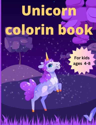 Unicorn Coloring Book For Kids Ages 4-8 -us Edition-