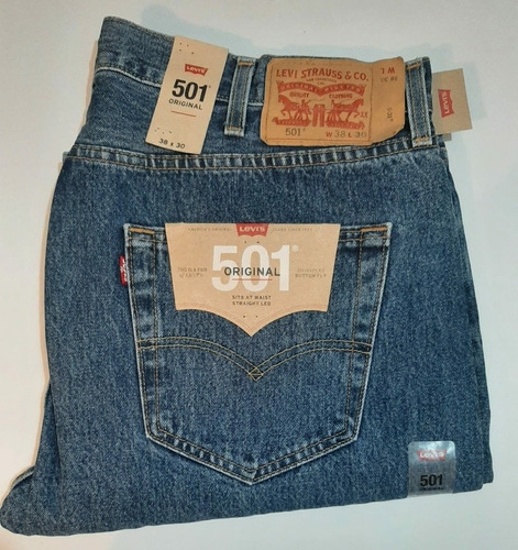 Pantalón Levis 501 38x30 Original Para Caballero 