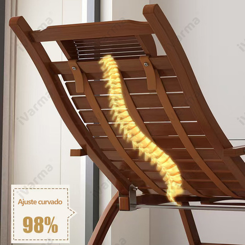Camastro Plegable Reclinable Para Jardín O Exteriores
