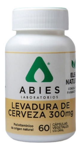 Levadura De Cerveza Abies 300 Mg 60 Capsulas