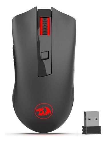 Ratón Inalámbrico Óptico Redragon M652 De 24 G, Usb