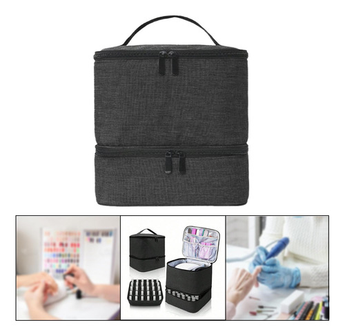 Bolsa Organizador De Esmalte De Uñas Con Esmalte De Uñas,