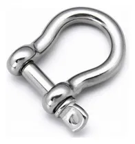 Comprar Manilha Balão 6mm Inox 316 Tipo Ferradura Lancha Barco