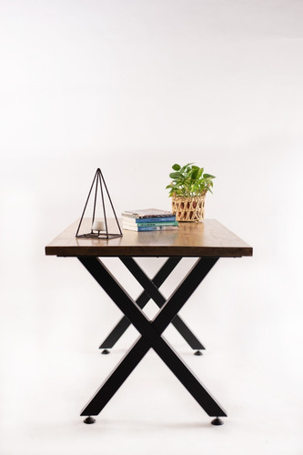 Imagen 5 de 7 de Mesa De Comedor Estilo Industrial 180x80x75