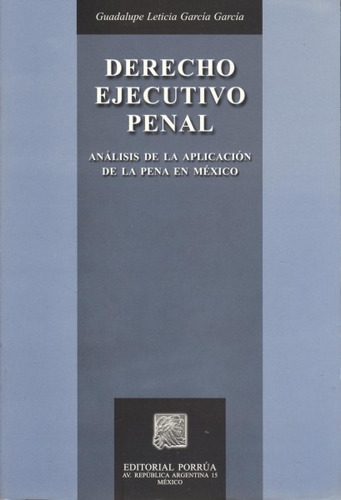 Derecho Ejecutivo Penal (contemporáneos)