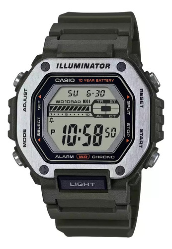 Reloj Casio Digital Mwd-110h-3av Para Hombre Ts